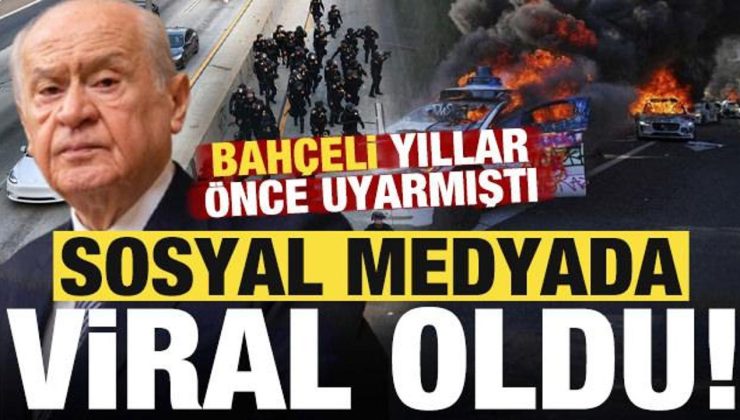 Bahçeli yıllar önce uyarmıştı! Sosyal medya bunu konuşuyor…