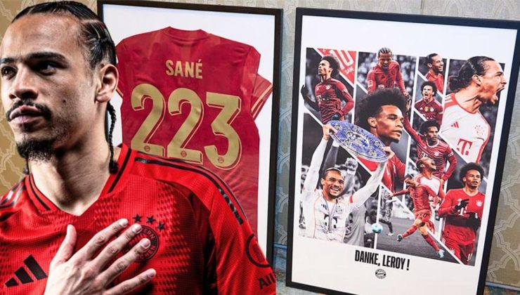 Bayern Münih’ten Leroy Sane’ye veda