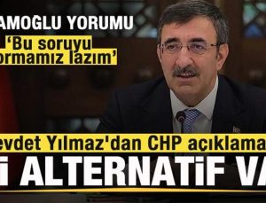 Cevdet Yılmaz’dan CHP açıklaması: İki alternatif var! Dikkat çeken İmamoğlu yorumu