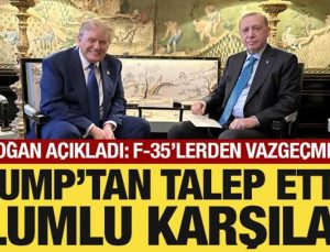 Cumhurbaşkanı Erdoğan’dan F-35 talebi: Trump’a ilettim, görüşmeler başladı