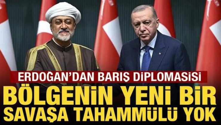 Cumhurbaşkanı Erdoğan’dan peş peşe görüşmeler: Yeni bir savaşa tahammül yok!