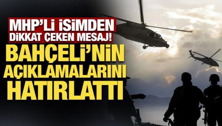 MHP’li Yönter’den dikkat çeken mesaj: Hesaplaşma yaklaşıyor!