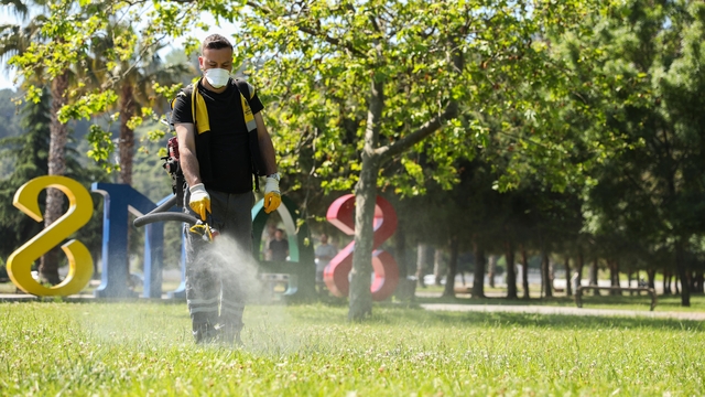 Samsun’da kenelere karşı 330 parkta ilaçlama çalışması başlatıldı