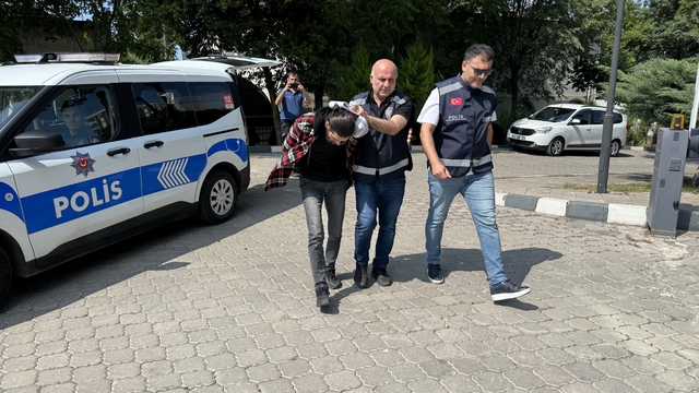 Samsun’da tartıştığı kız arkadaşını darbeden şüpheli yakalandı