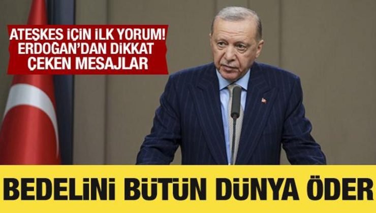 Son Dakika: Cumhurbaşkanı Erdoğan’dan barış çağrısı: Yoksa bedelini bütün dünya öder!