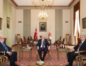 TBMM Başkanı Kurtulmuş, HÜDA PAR Genel Başkanı Yapıcıoğlu’nu kabul etti