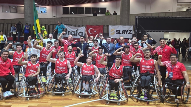 U23 Tekerlekli Sandalye Basketbol Milli Takımı, çeyrek finale yükseldi