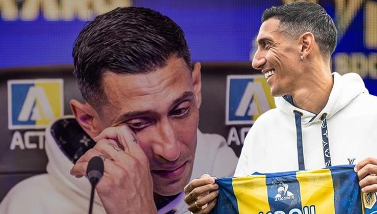 18 yıl sonra geri döndü, gözyaşlarına boğuldu! Angel Di Maria yeniden yuvasında…