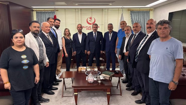 AKKAV heyetinden BBP Genel Başkanı Mustafa Destici’ye ziyaret