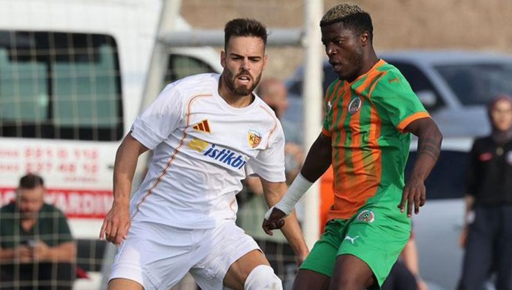 Alanyaspor, hazırlık maçında Kayserispor’u devirdi