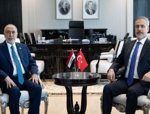 Bakan Fidan, Irak Temsilciler Meclisi Başkanı Meşhedani ile görüştü