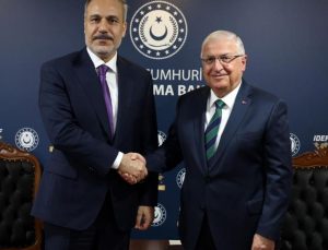 Bakanı Fidan ve Bakan Güler baş başa görüştü