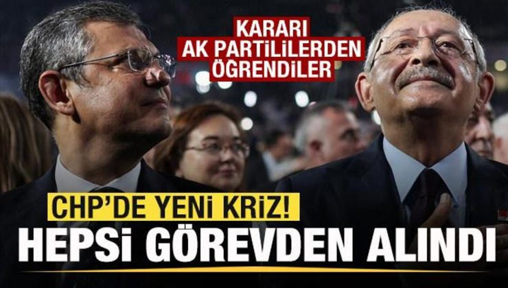 CHP’de kaos bitmiyor! Hepsi görevden alındı! Kararı AK Partililerden öğrendiler
