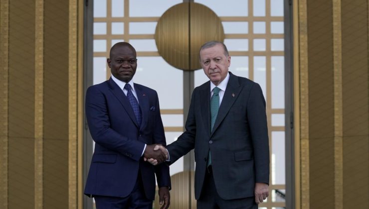 Cumhurbaşkanı Erdoğan, Gabon Cumhurbaşkanı Nguema ile görüştü