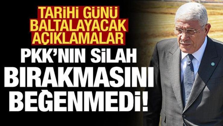 Dervişoğlu, PKK’nın silah bırakmasını beğenmedi: Tepki çeken ‘tiyatro’ sözleri
