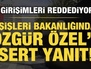 Dışişleri Bakanlığından Özgür Özel’e sert yanıt: Filistin davasına gölge düşürmeyin!