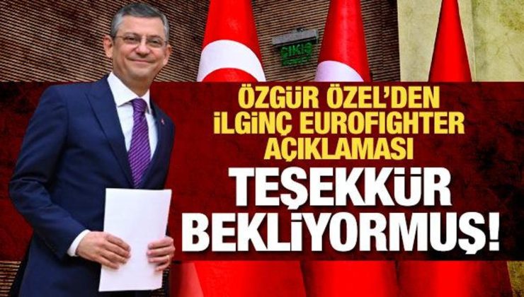 Eurofighter anlaşması imzalandı, Özgür Özel’den rol çalma çabası: Bize teşekkür edin!