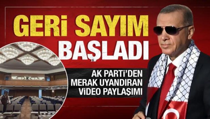 Gözler Erdoğan’da! Tarihi konuşma öncesi AK Parti’den sürpriz video