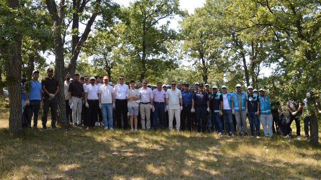 Havza’da yangın riskine karşı doğa temizliği yapıldı