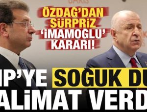 İmamoğlu için toplanacak CHP’ye Ümit Özdağ’dan soğuk duş!