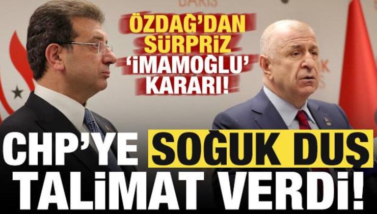 İmamoğlu için toplanacak CHP’ye Ümit Özdağ’dan soğuk duş!