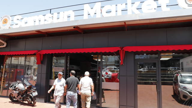 Kadın kooperatiflerinin ürünlerinin yer aldığı “Samsun Market” hizmete açıldı