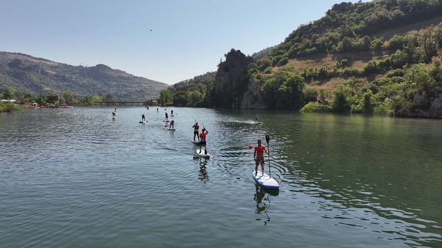 Kapıkayafest’te SUP yarışı düzenlendi