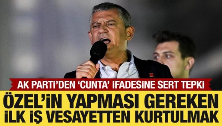 Ömer Çelik’ten Özgür Özel’e ‘cunta’ tepkisi