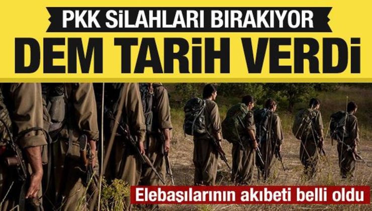 PKK silahları teslim etmeye başlıyor! DEM Parti tarih verdi