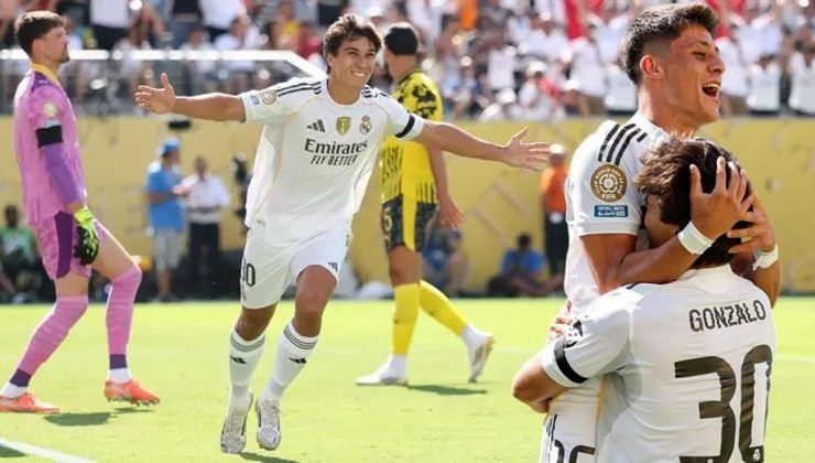 Real Madrid’de Arda Güler şov sürüyor! Dortmund’a karşı şık asistler