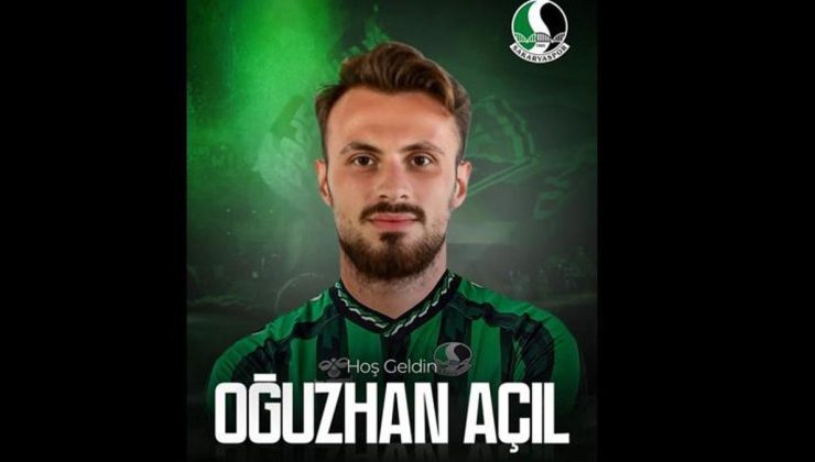 Sakaryaspor, Oğuzhan Açıl’ı kadrosuna kattı