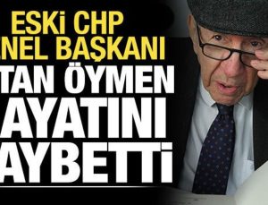 Son dakika haberi: Altan Öymen hayatını kaybetti