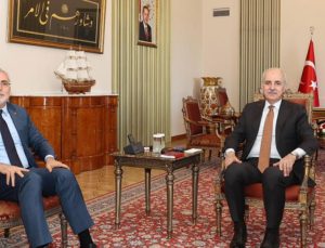 TBMM Başkanı Kurtulmuş’tan yoğun kabul trafiği