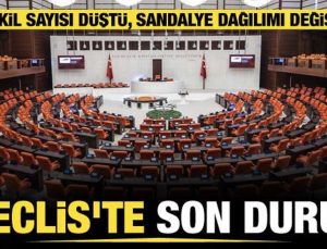 TBMM’de sandalye dağılımı değişti
