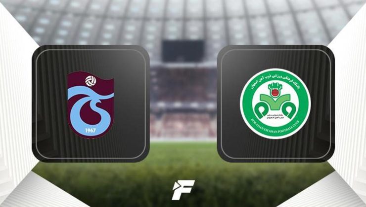 Trabzonspor-Zob Ahan Esfahan hazırlık maçı | CANLI