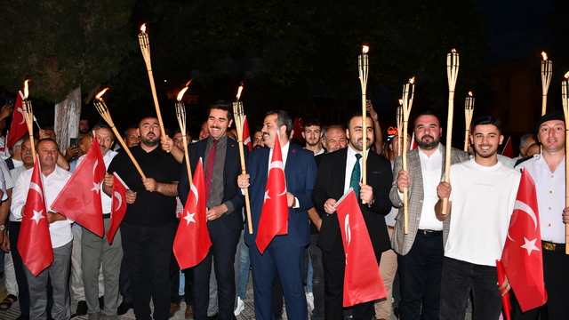Vezirköprü’de 15 Temmuz Milli Birlik ve Demokrasi Günü etkinliği düzenlendi
