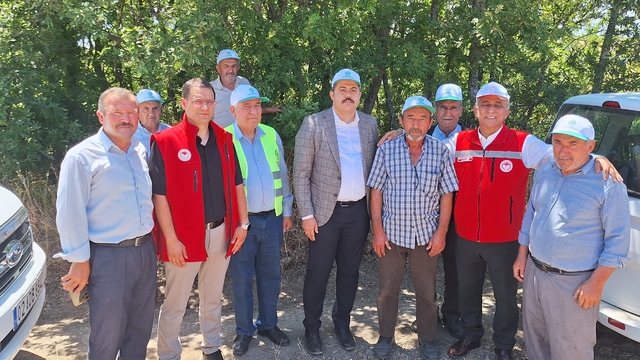 Vezirköprü’de kanola hasadı başladı