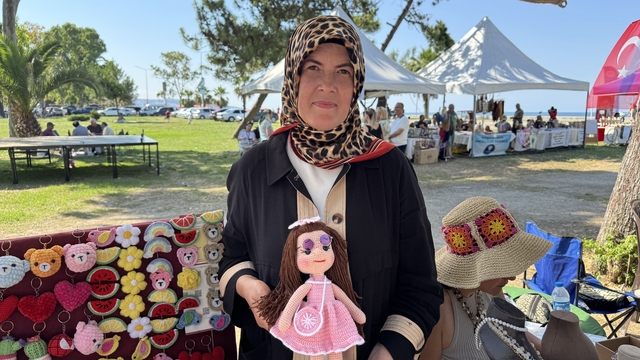 Yeğenine hediye vermek için başladığı Japon el işi sanatı gelir kapısı oldu