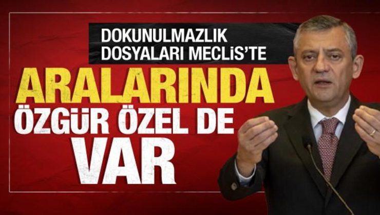 Yeni dokunulmazlık dosyaları Meclis’te! Listede Özgür Özel de var