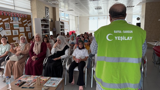 Yeşilay Bafra Temsilciliğinden gençlere “bağımlılık farkındalık eğitimi”