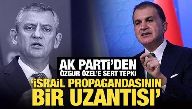 AK Parti’den Özgür Özel’e Filistin tepkisi! İsrail propagandasının bir uzantısı