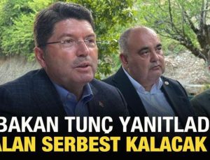 Bakan Tunç’tan Öcalan serbest kalacak mı? sorusuna yanıt