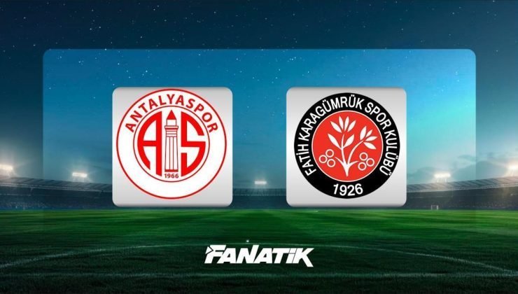 CANLI | Antalyaspor – Karagümrük (Süper Lig 4. hafta maçı)