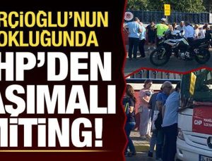 Çerçioğlu’nun yokluğunda CHP’den taşımalı miting