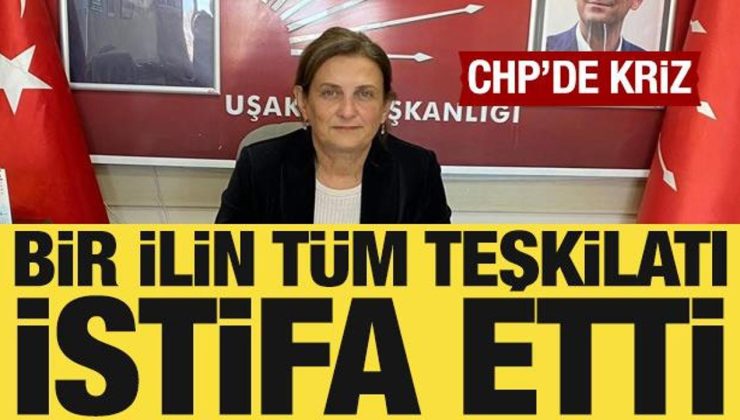 CHP Uşak İl ve Merkez İlçe yönetimleri istifa etti