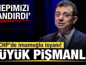 CHP’de İmamoğlu isyanı: Hepimizi kandırdı! İstifalar peş peşe gelebilir