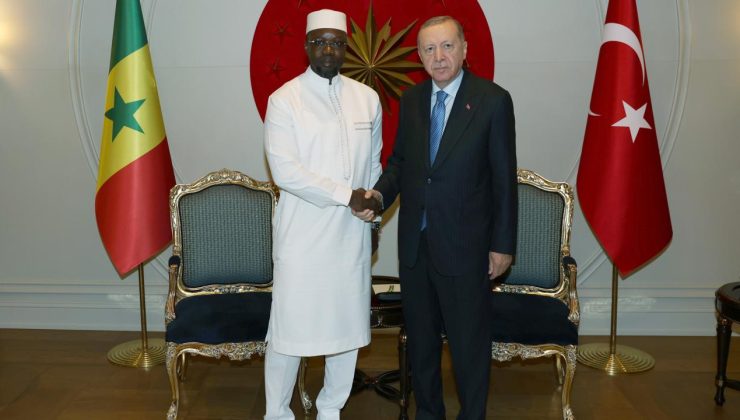 Cumhurbaşkanı Erdoğan, Senegal Başbakanı Sonko’yu kabul etti