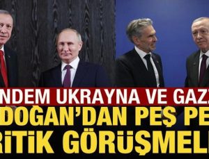 Cumhurbaşkanı Erdoğan’dan peş peşe kritik görüşmeler!