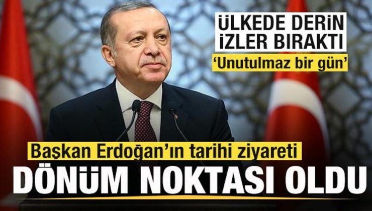 Erdoğan’ın tarihi ziyareti dünyada dönüm noktası oldu! Ülkede derin izler bıraktı