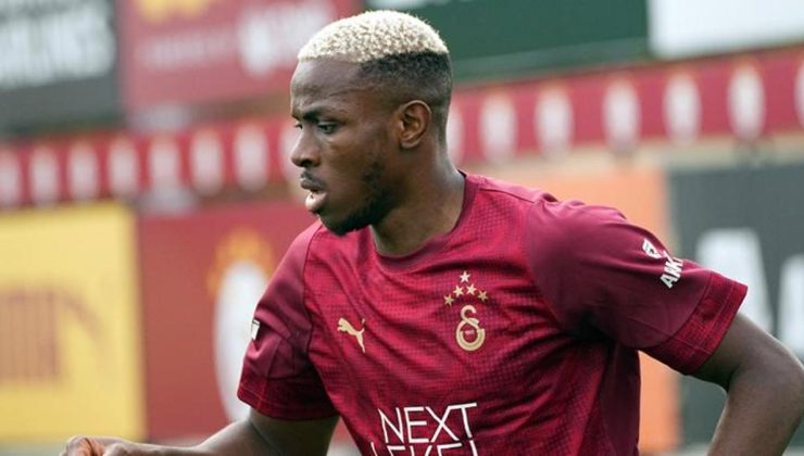 Galatasaray’da Victor Osimhen ilk idmanına çıktı!